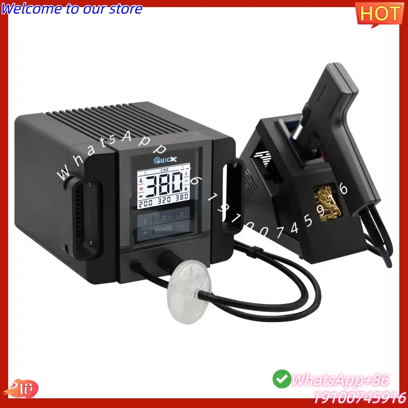 2026 QUICK TV2 Desoldering Sta - огляд і ціна Desoldering Pump Electric Vacuum Station